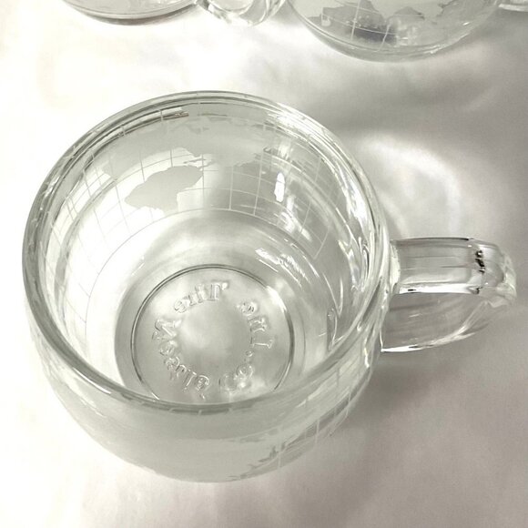 Vintage Nestle Nescafe Old World Map Coffee Cups Set - Picture 4 of 5